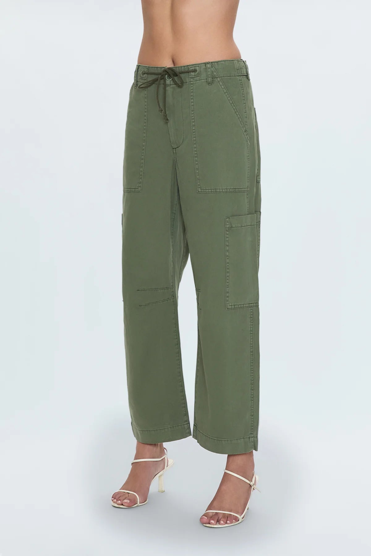the SABRINA curved utility pant, meadow