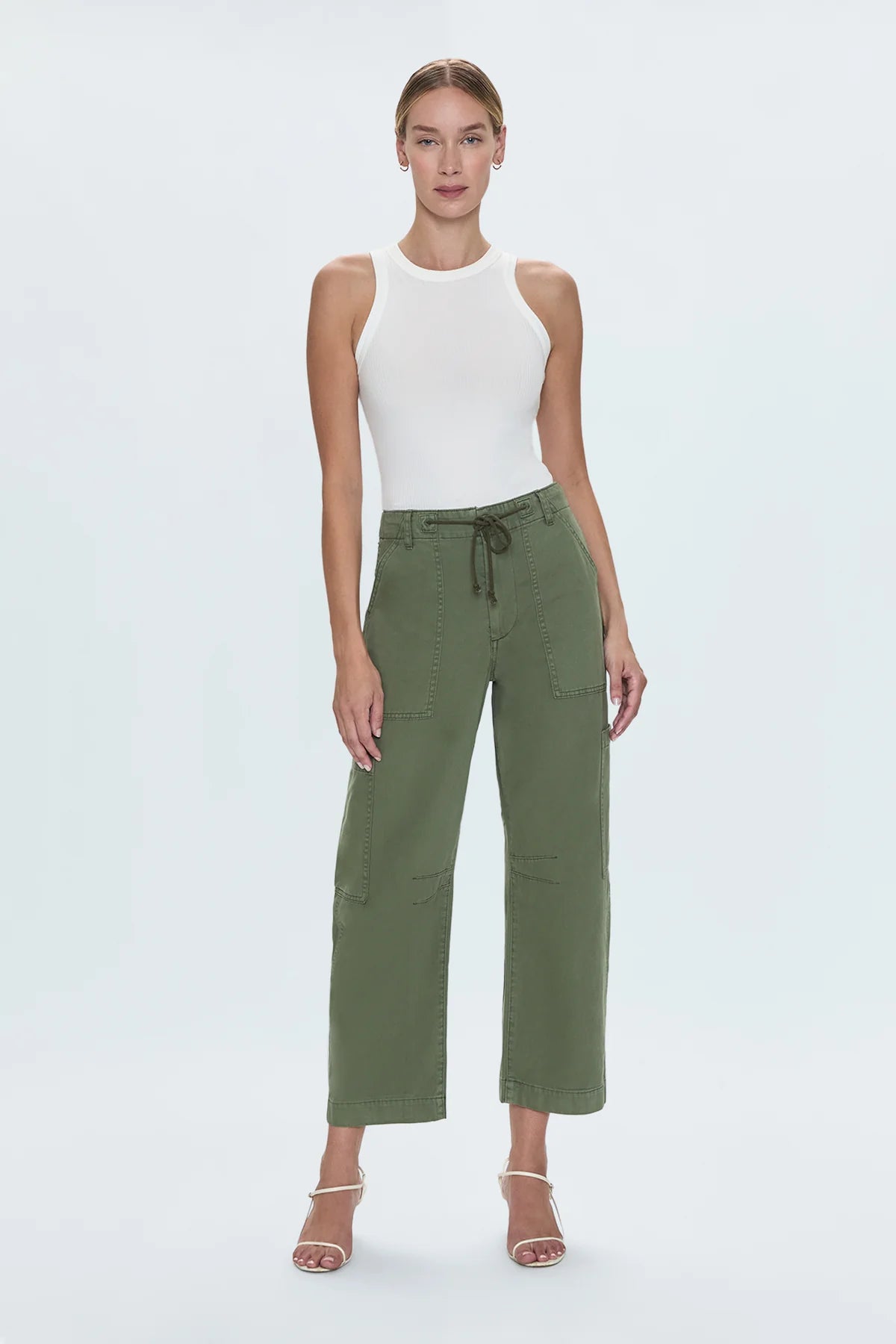 the SABRINA curved utility pant, meadow