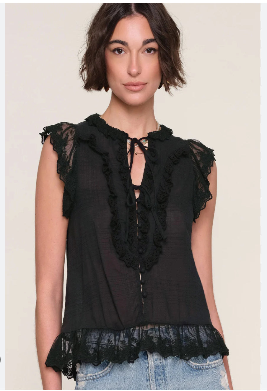 the MEYER top, black