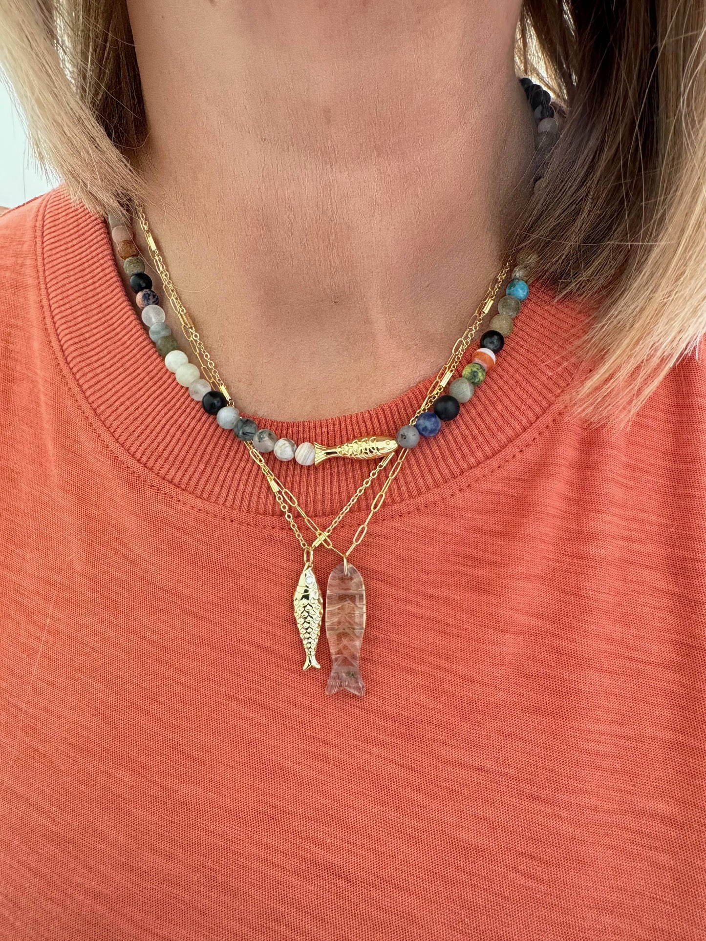 the PESCARE necklace