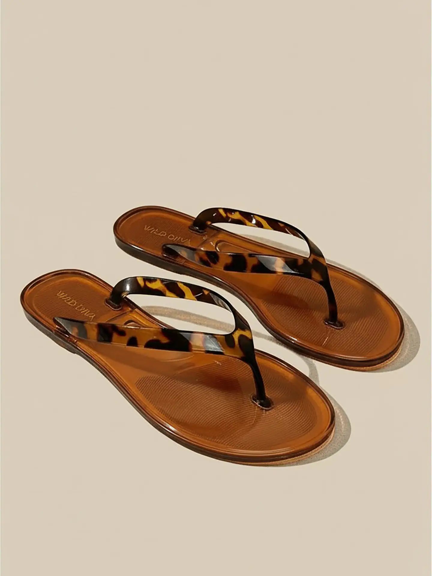 the JELLY sandal, tortoise