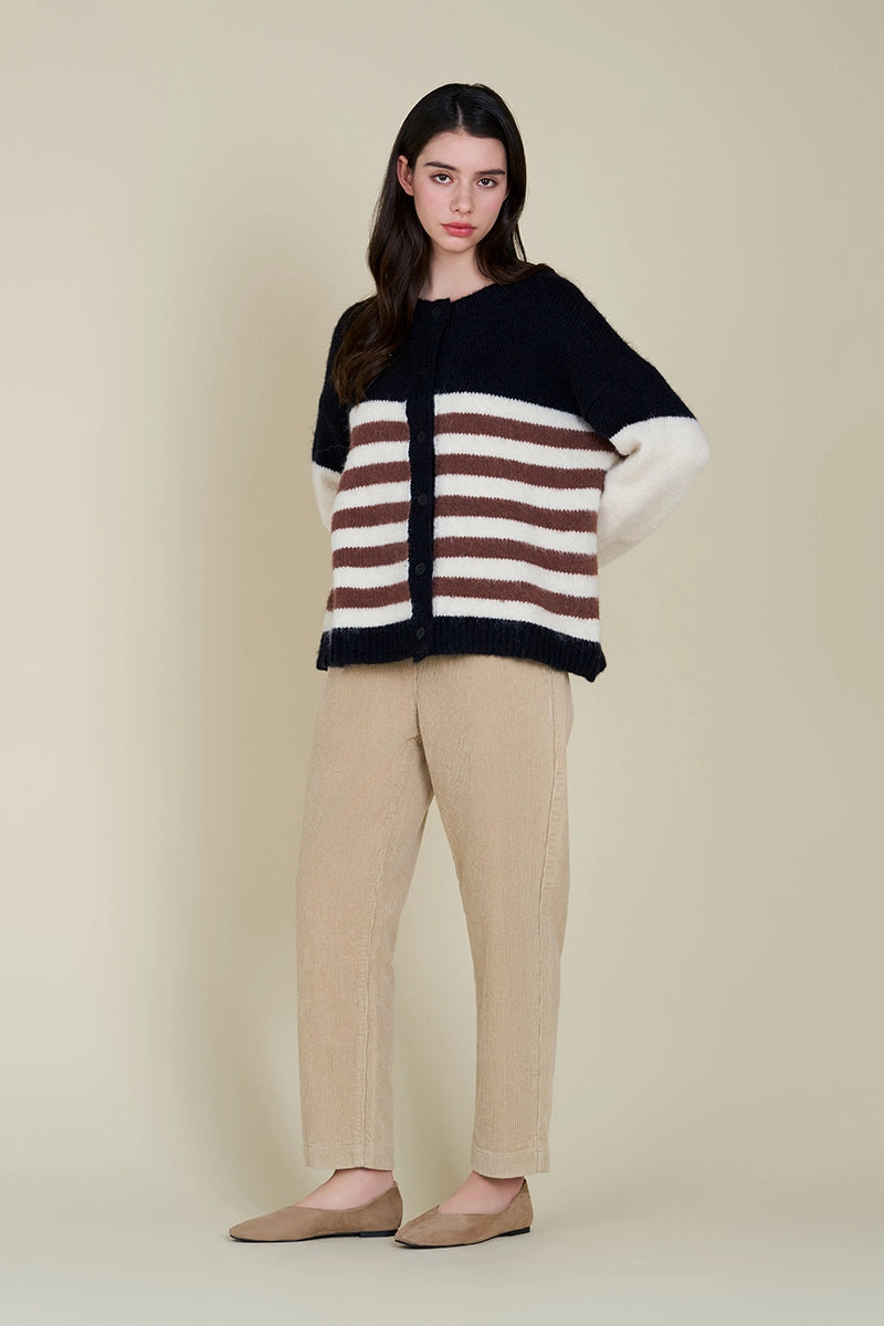 the STRIPE cardigan