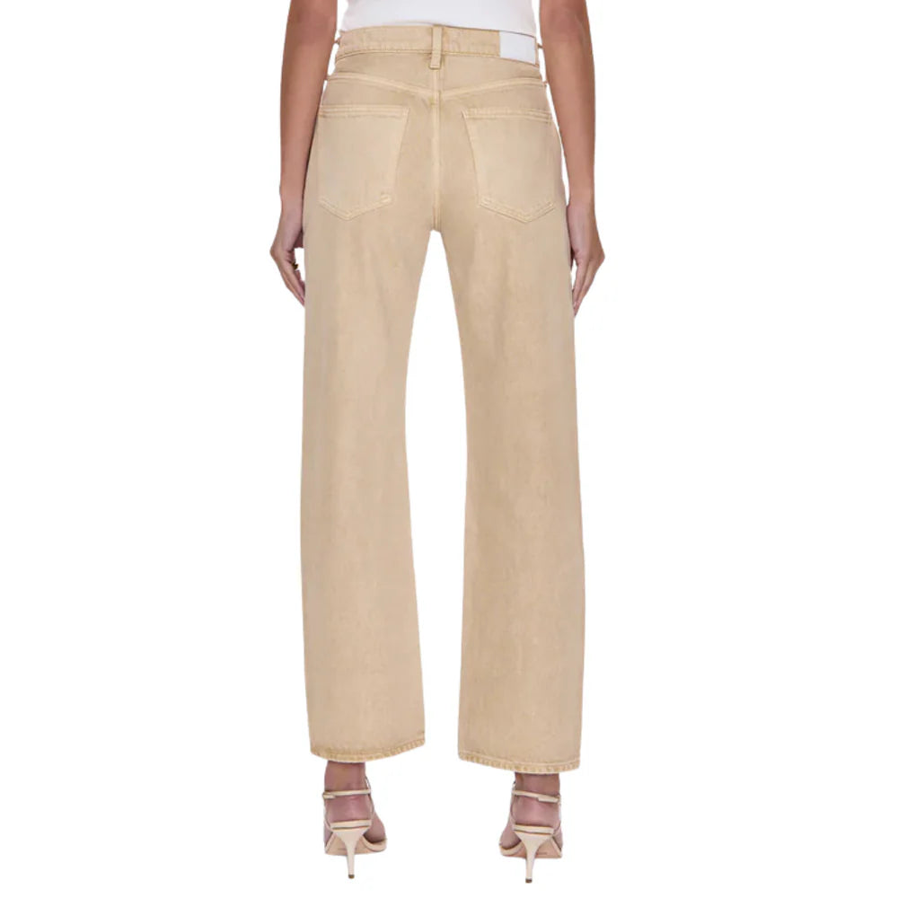the LEXI mid rise bowed straight, sand dollar