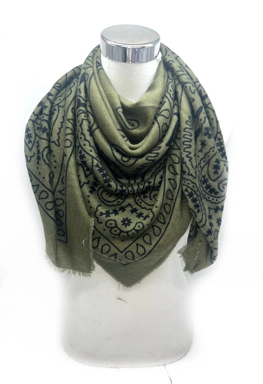 the BANDANA scarf, green