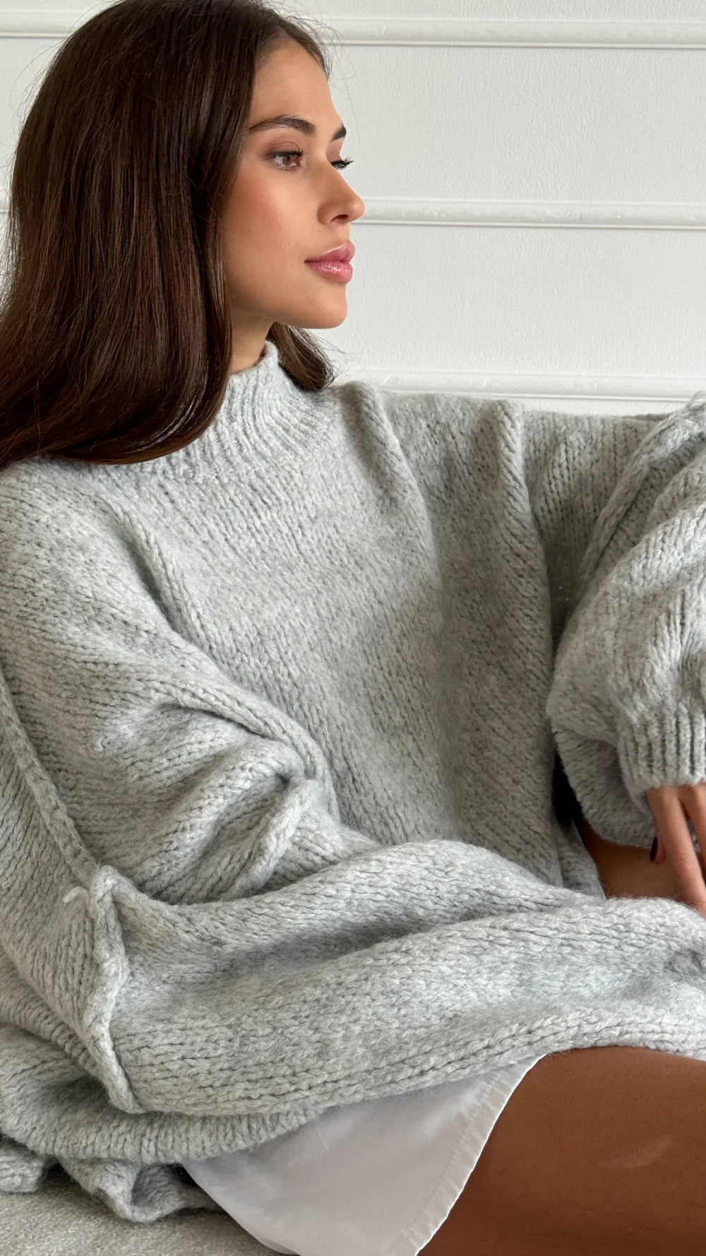 the LAYLA sweater, grey