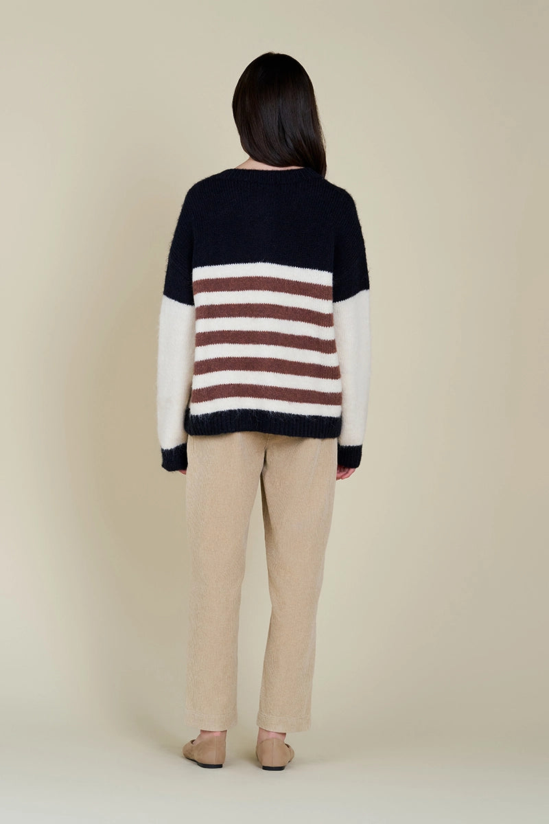 the STRIPE cardigan