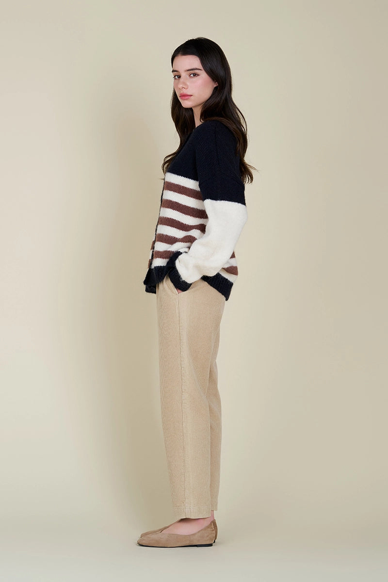 the STRIPE cardigan