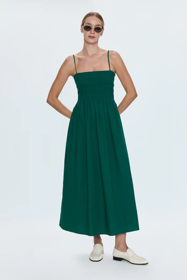 the BIANCA dress, emerald