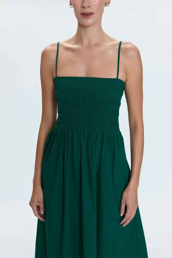 the BIANCA dress, emerald