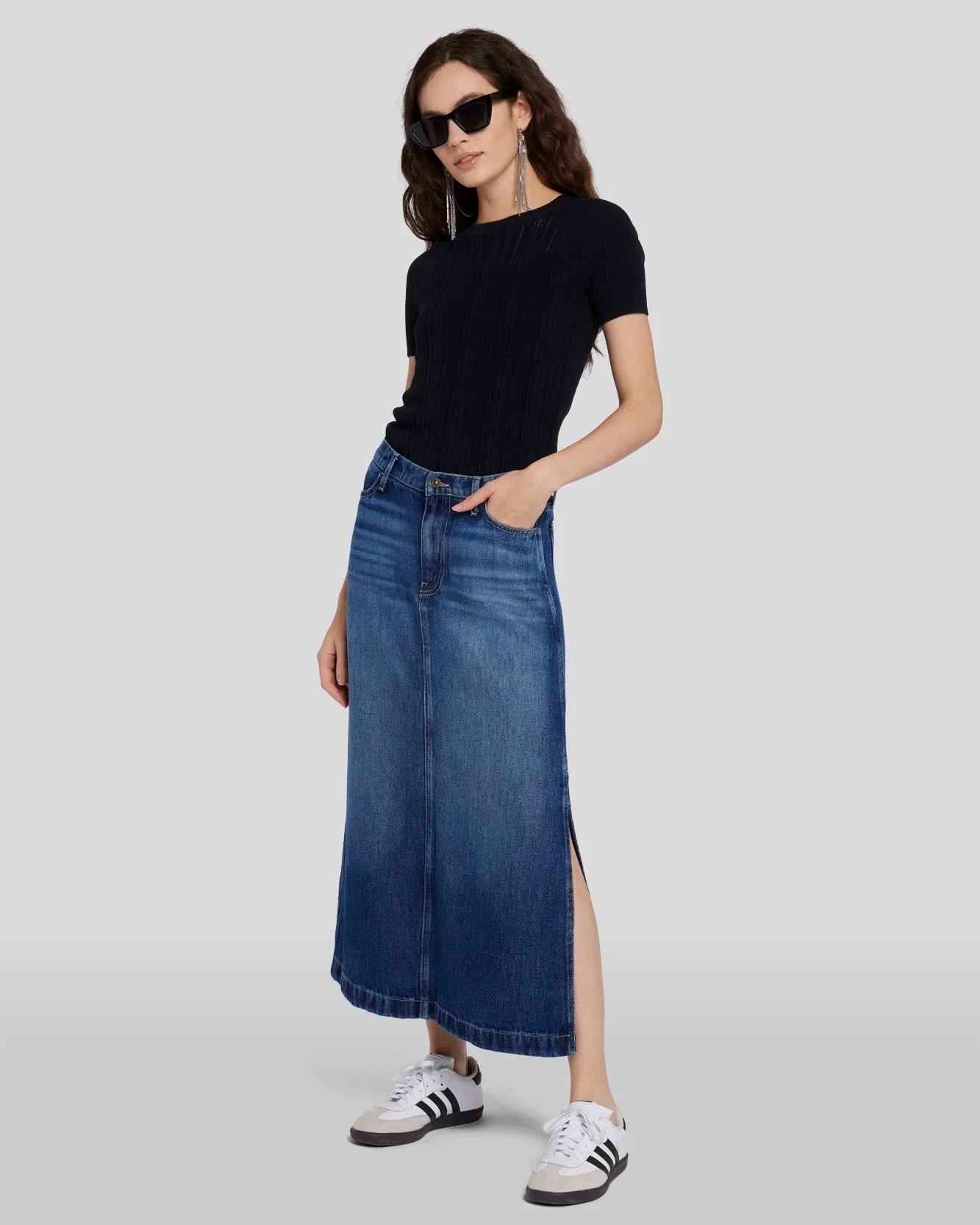 The LUSTRE Midi Skirt, Wayne