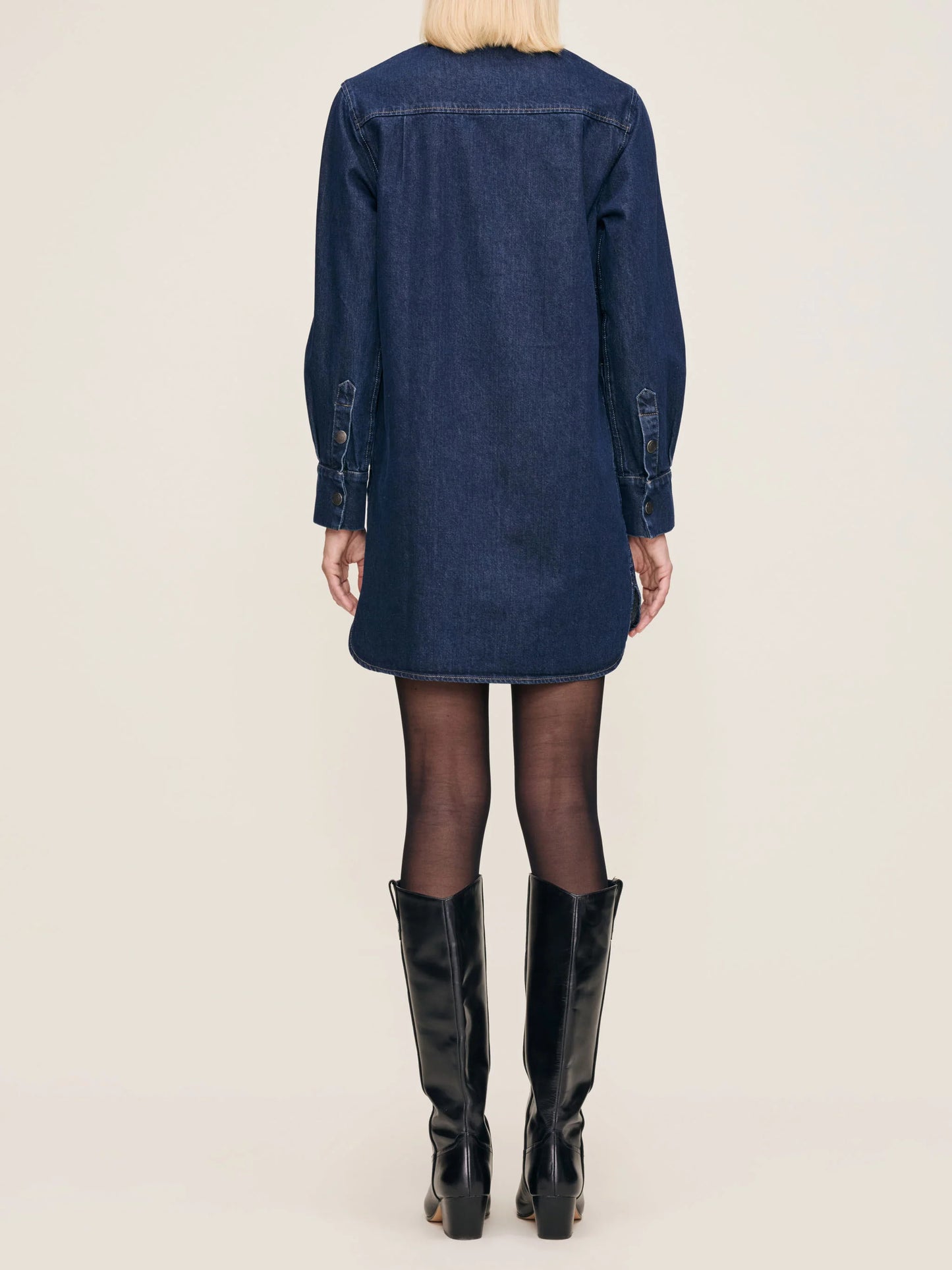 the FAYE shirt dress, lake house