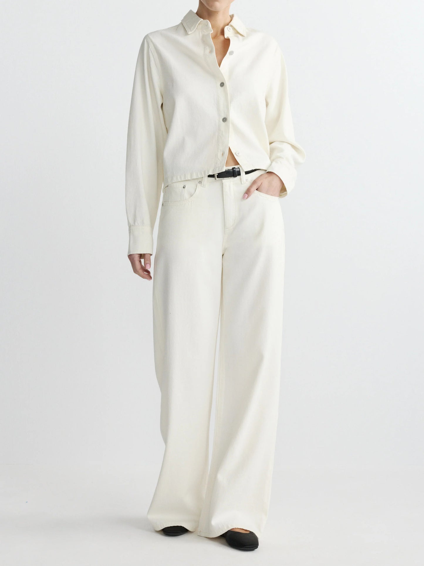 the MONTAUK shirt, eggshell