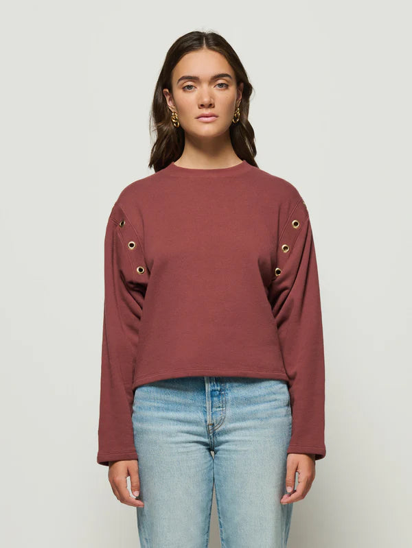 the ARLEM sweatshirt, brunette
