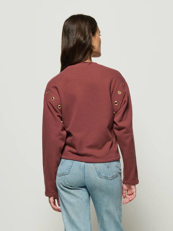 the ARLEM sweatshirt, brunette