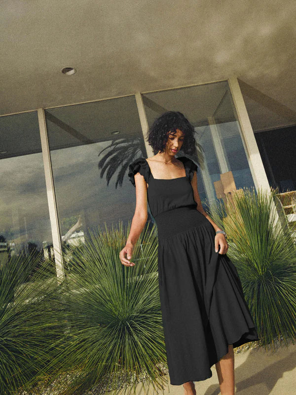 the BRITTINI smocked waist dress