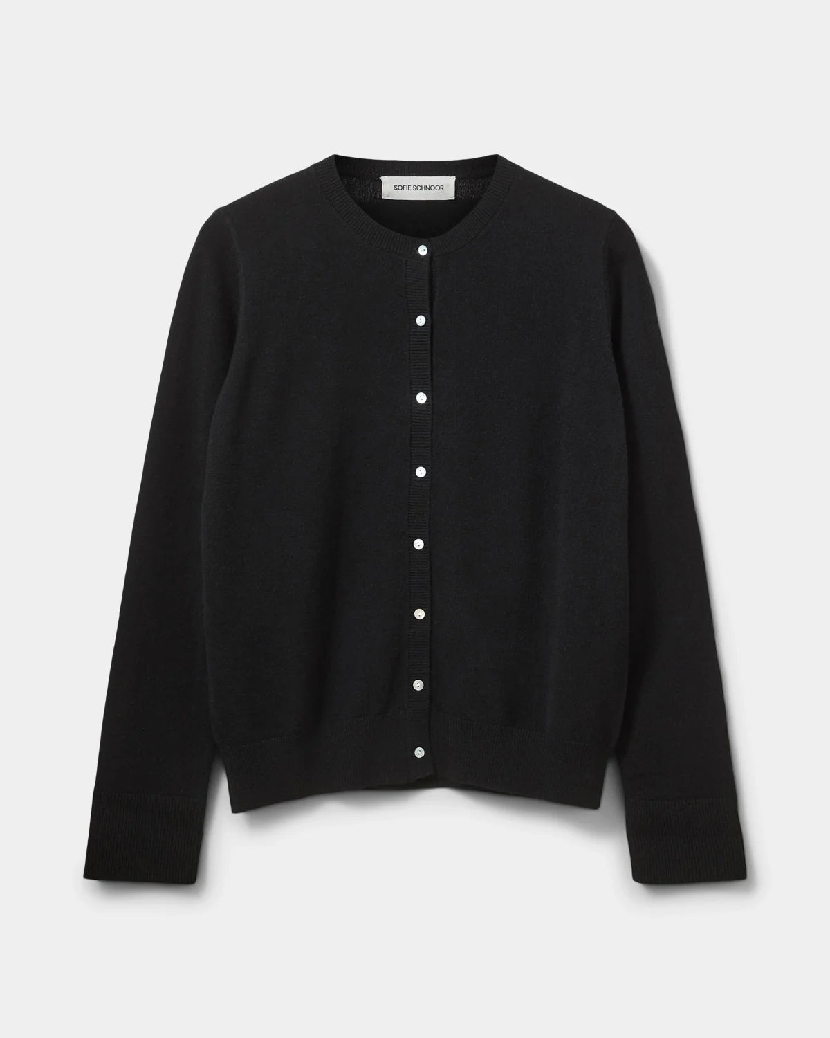the CISSESW stripe cardigan, black