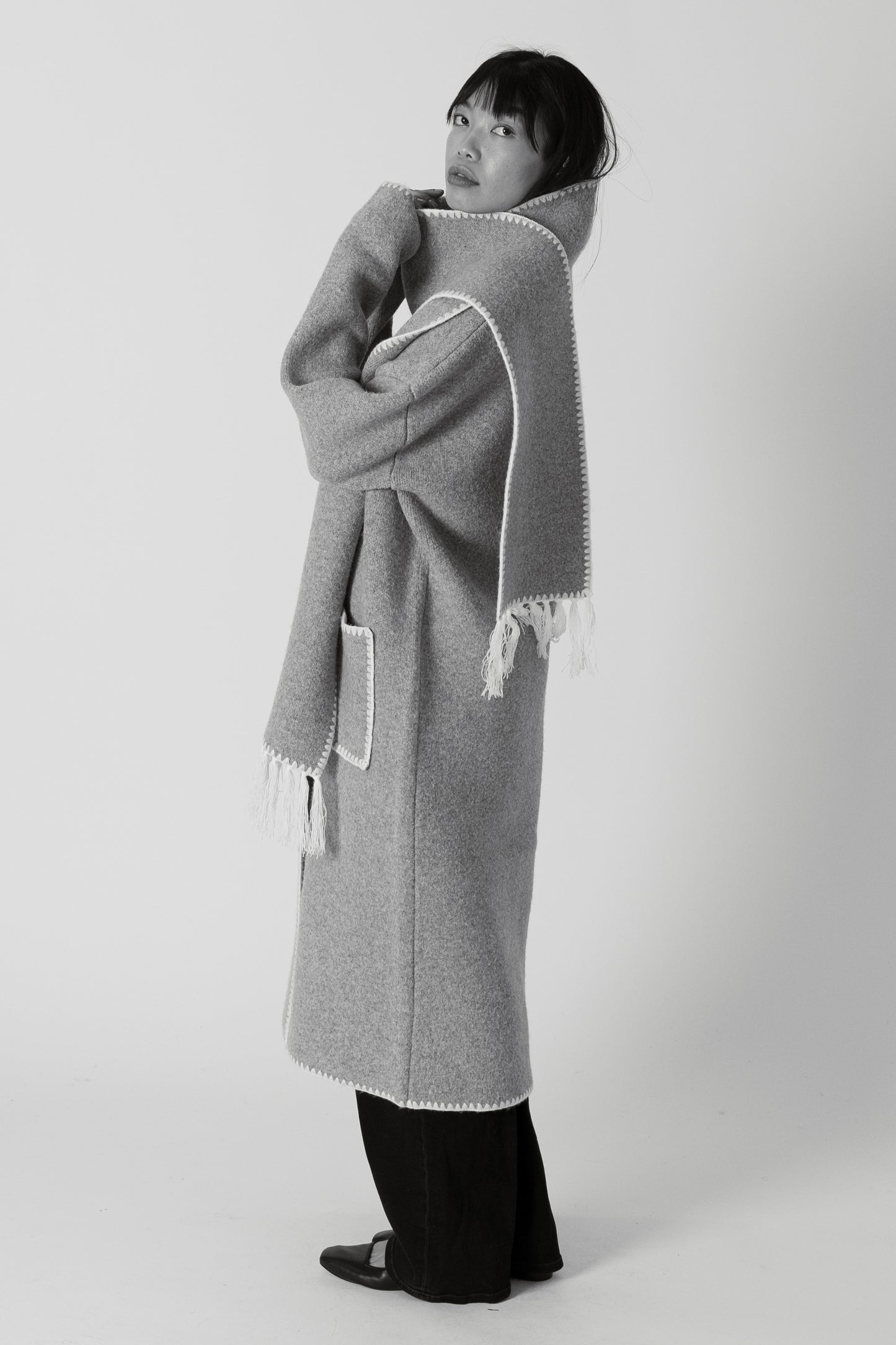 the DELANEY long, grey