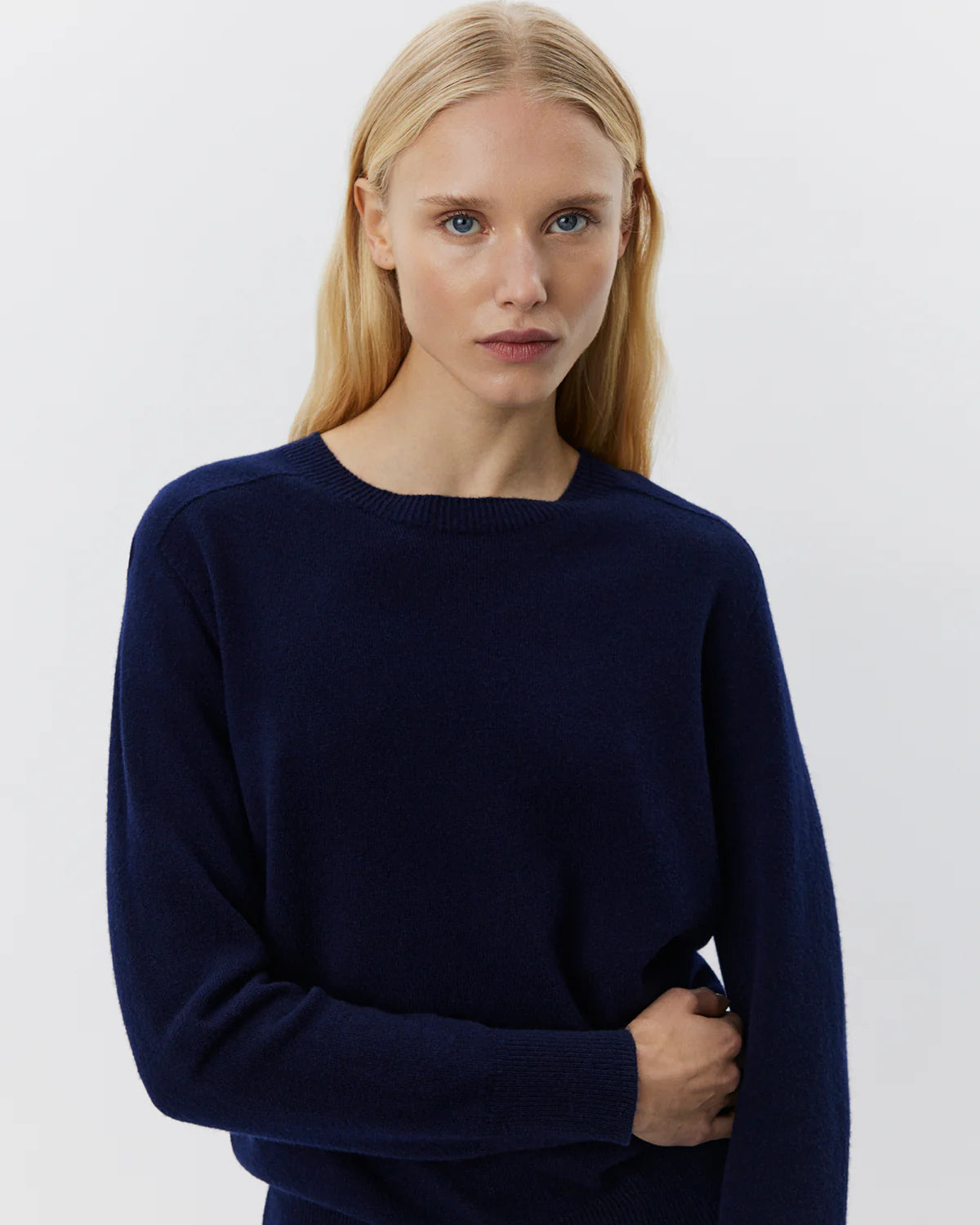 the DELIA knit, navy