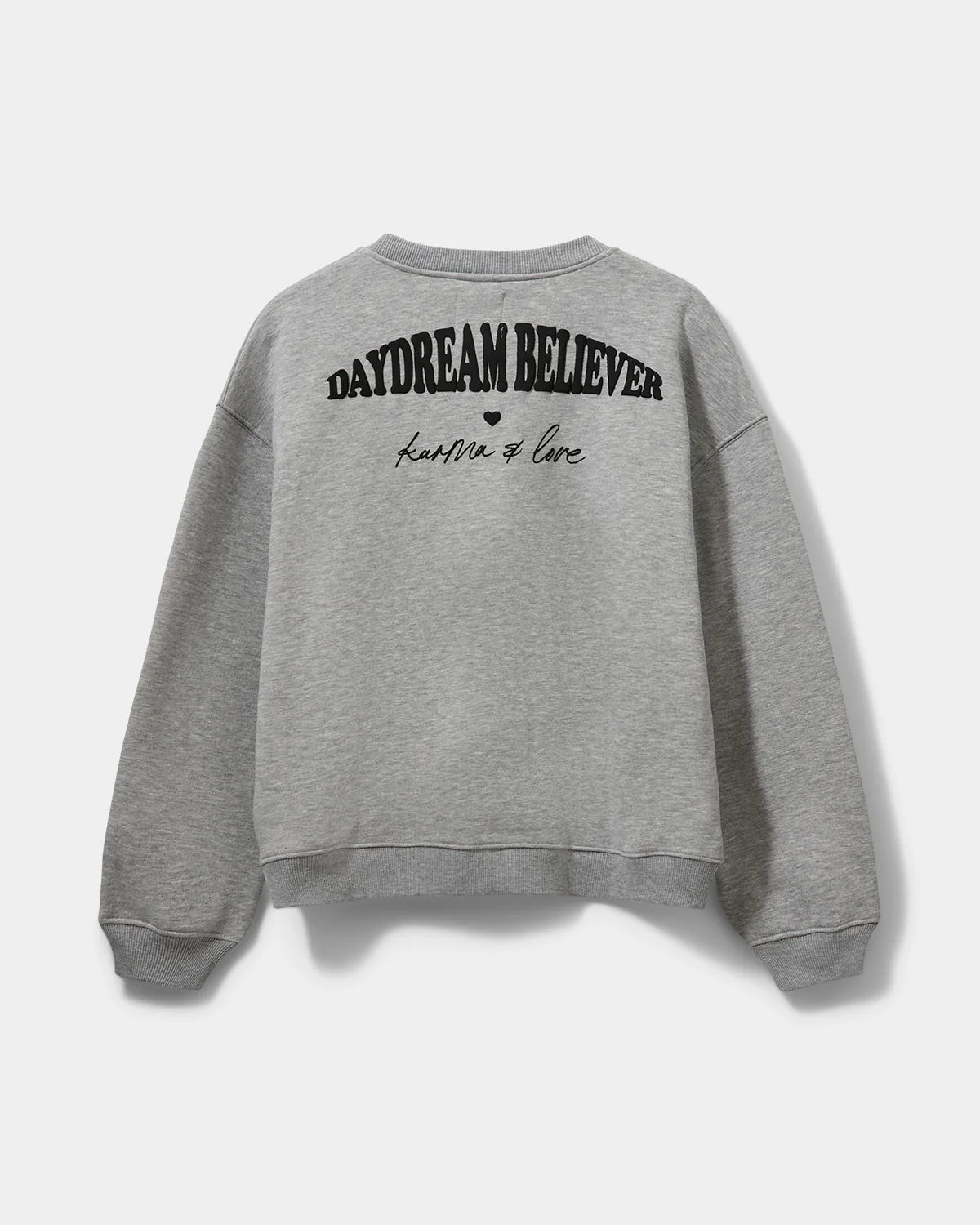 the DAYDREAM BELIEVER pullover, heather grey