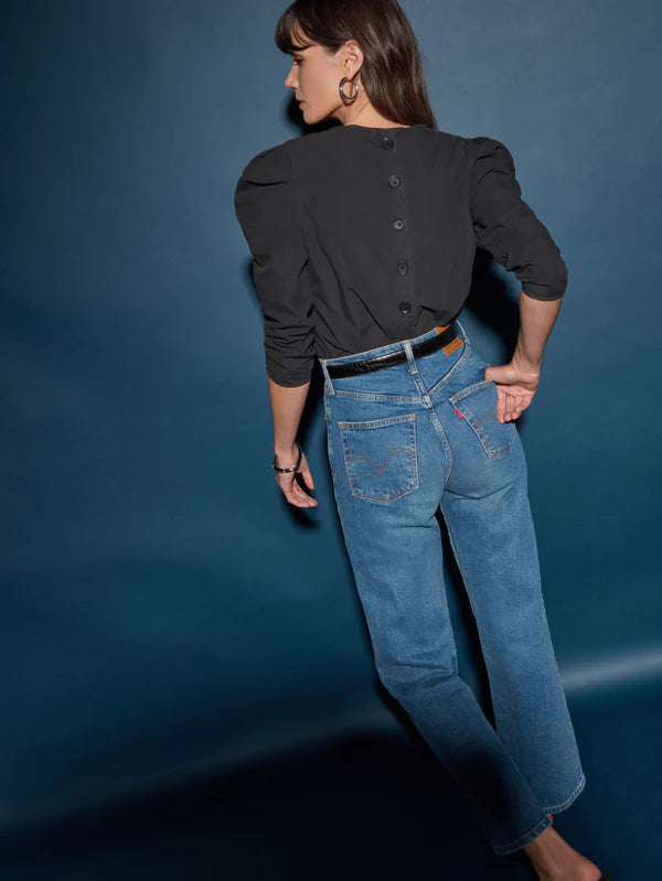 the ELOUISE top, jet black