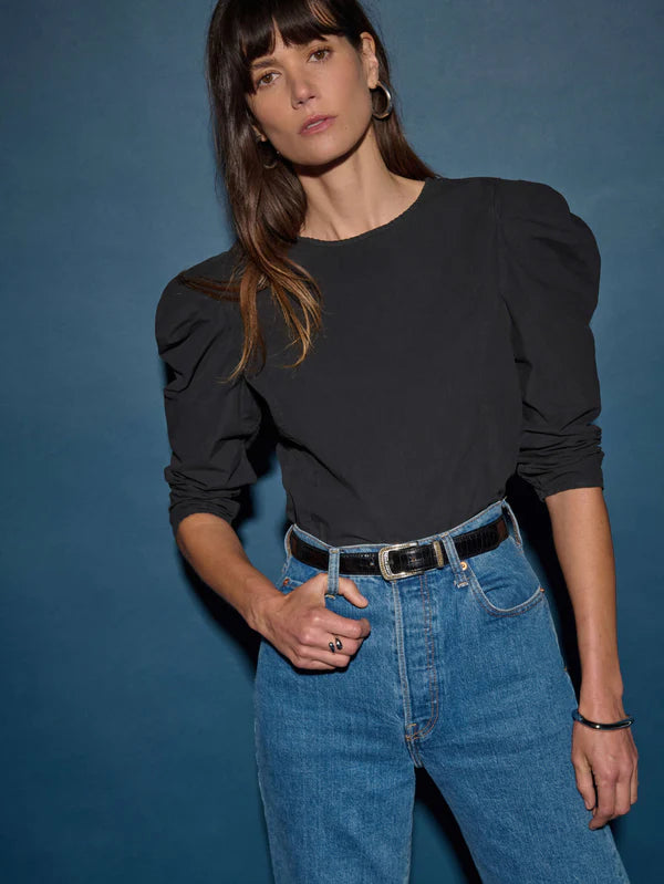 the ELOUISE top, jet black