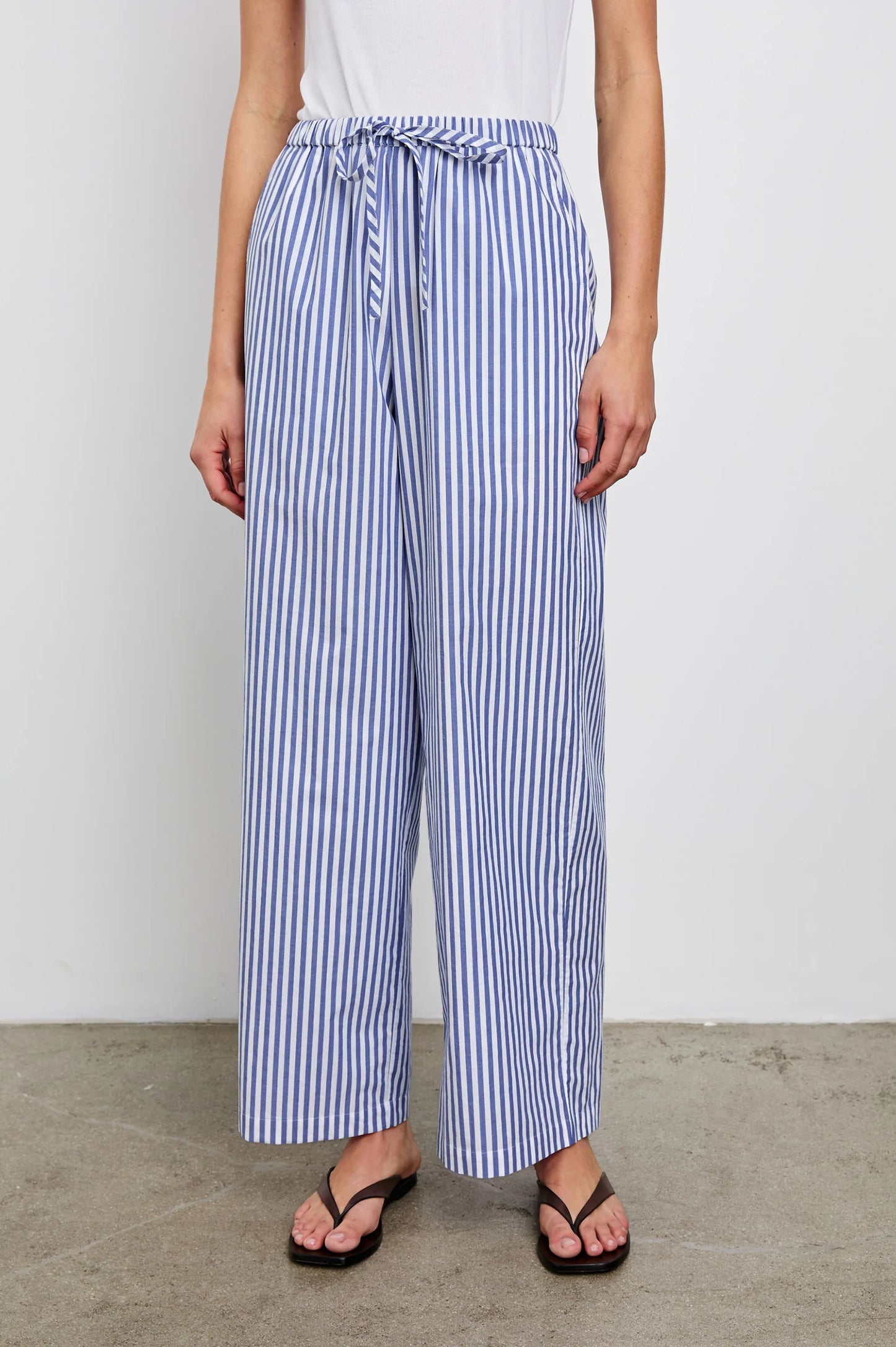 the EMMIE pant, mariner stripe