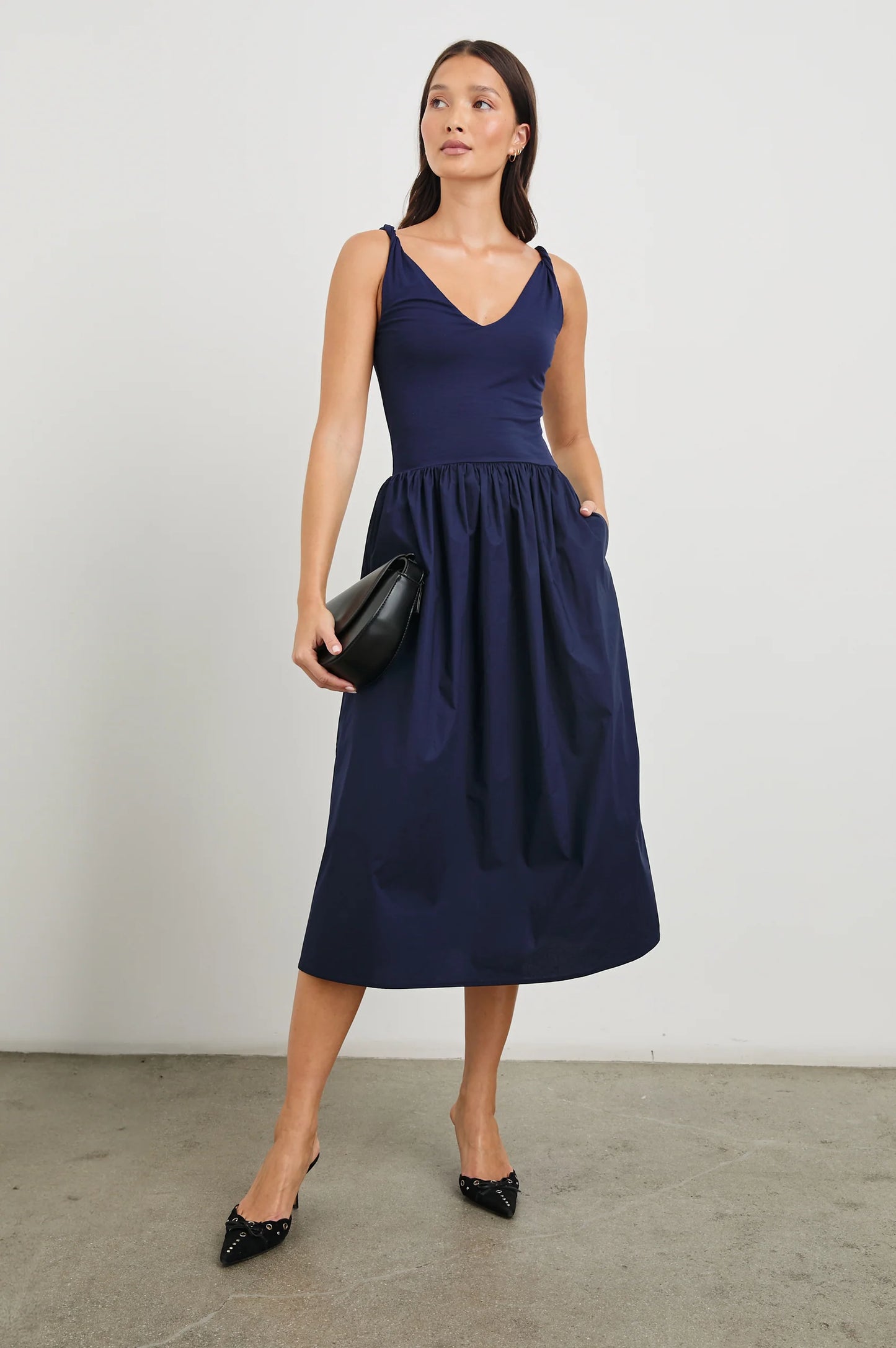 the FRANCA dress, navy