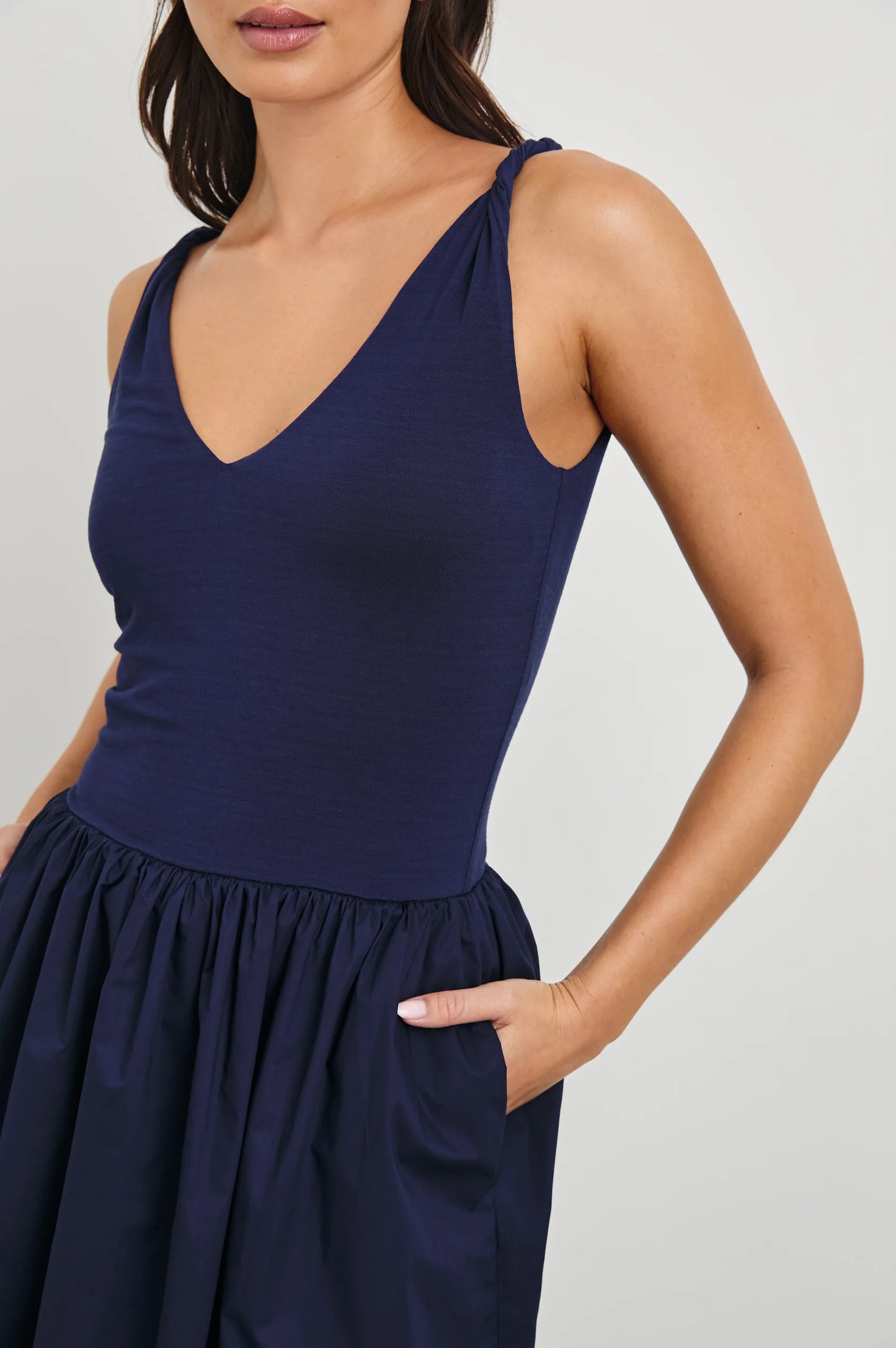 the FRANCA dress, navy