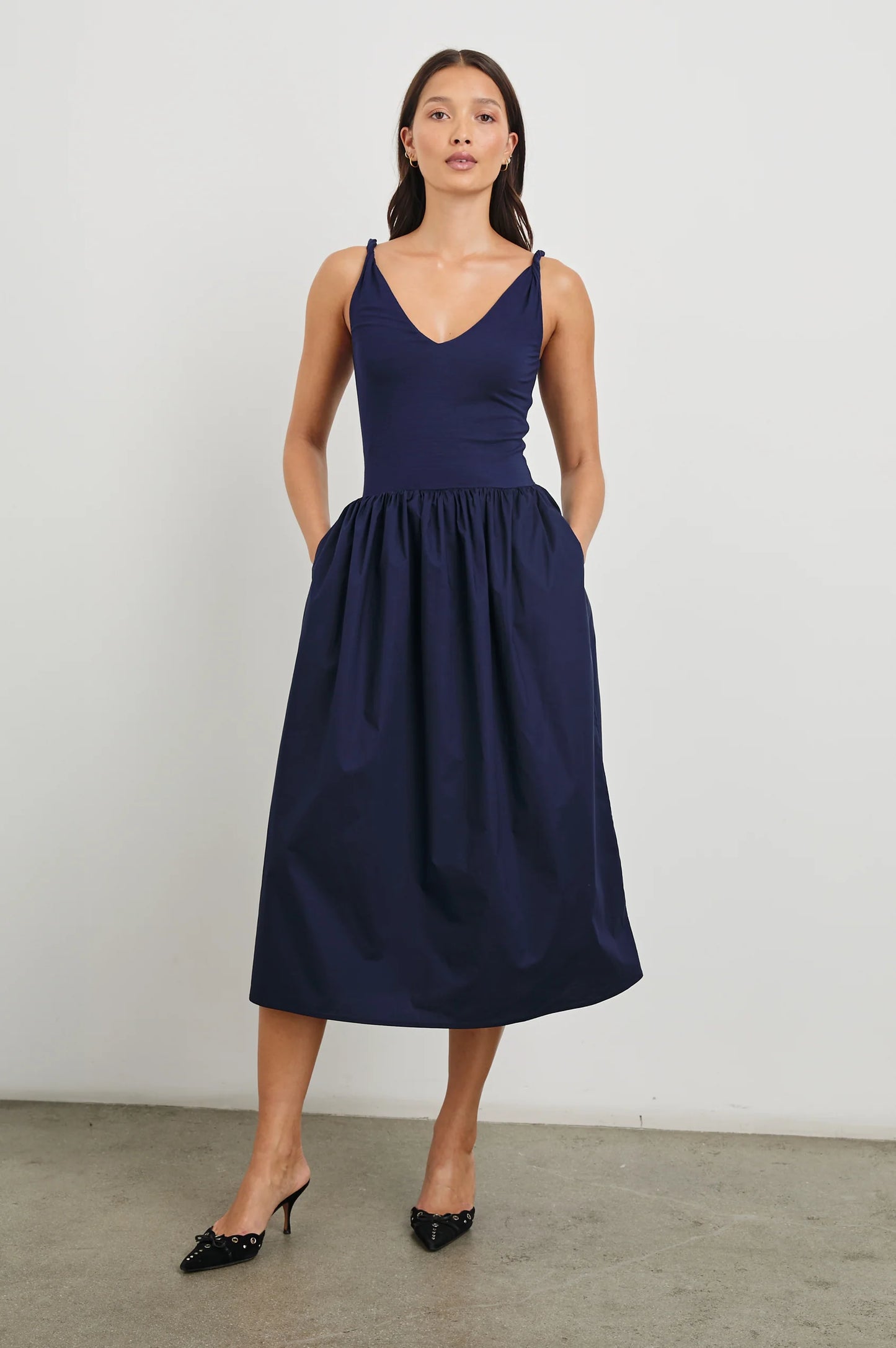 the FRANCA dress, navy