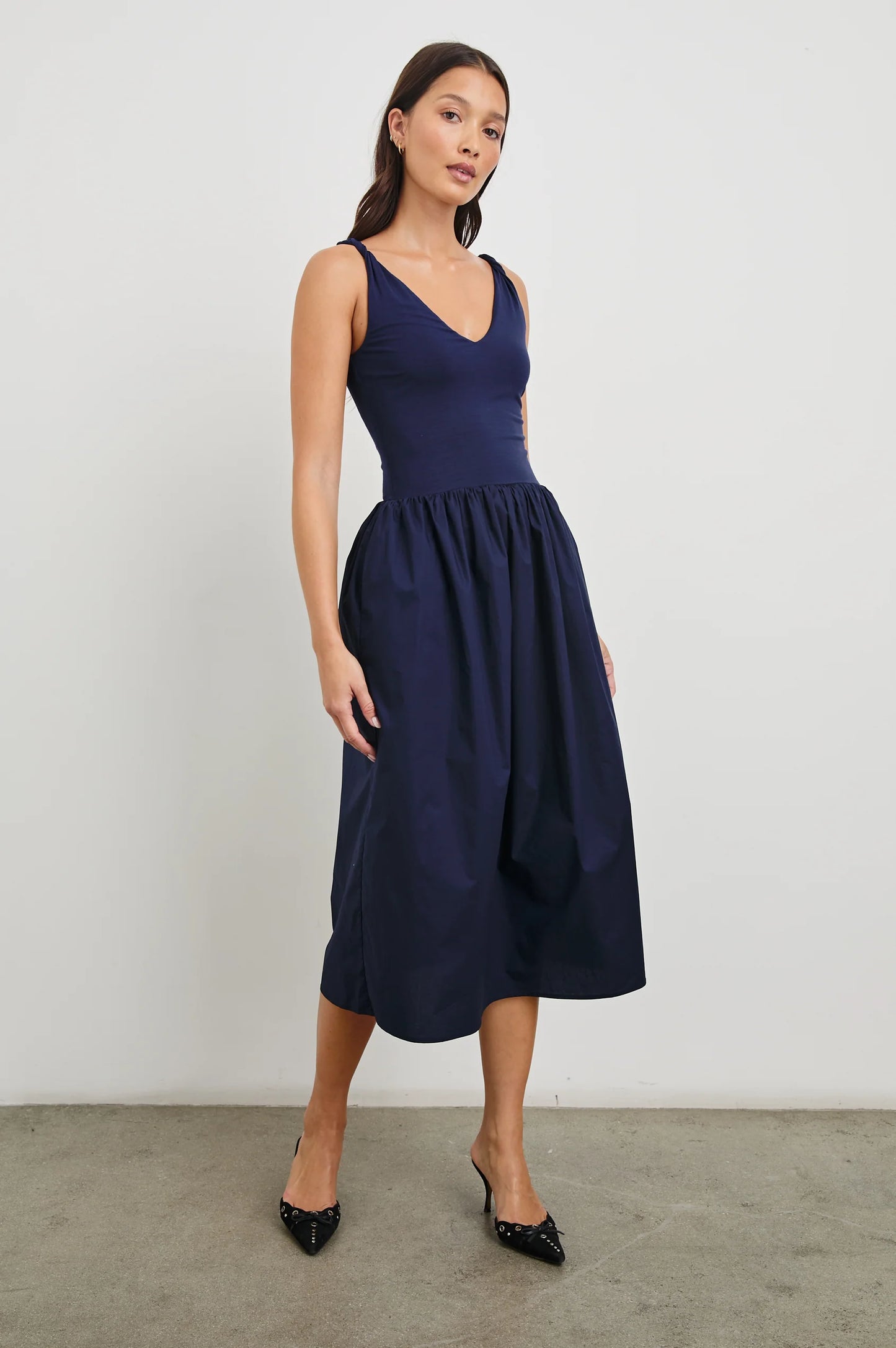 the FRANCA dress, navy