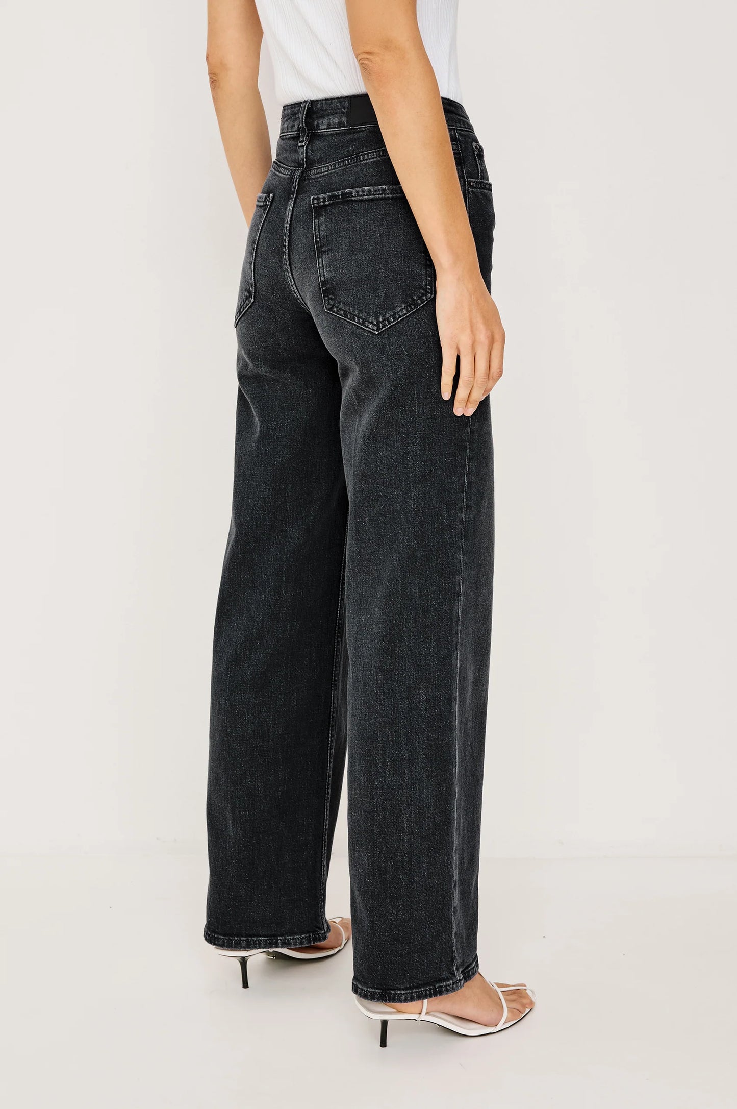 the GETTY wide leg, black pearl