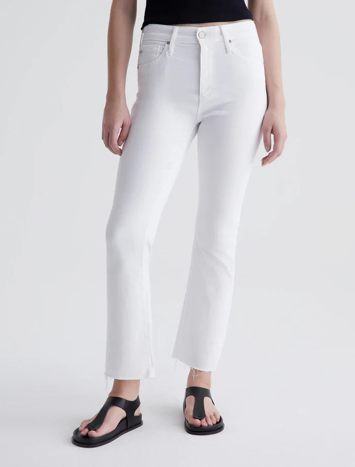 The FARRAH BOOT CROP, Modern White