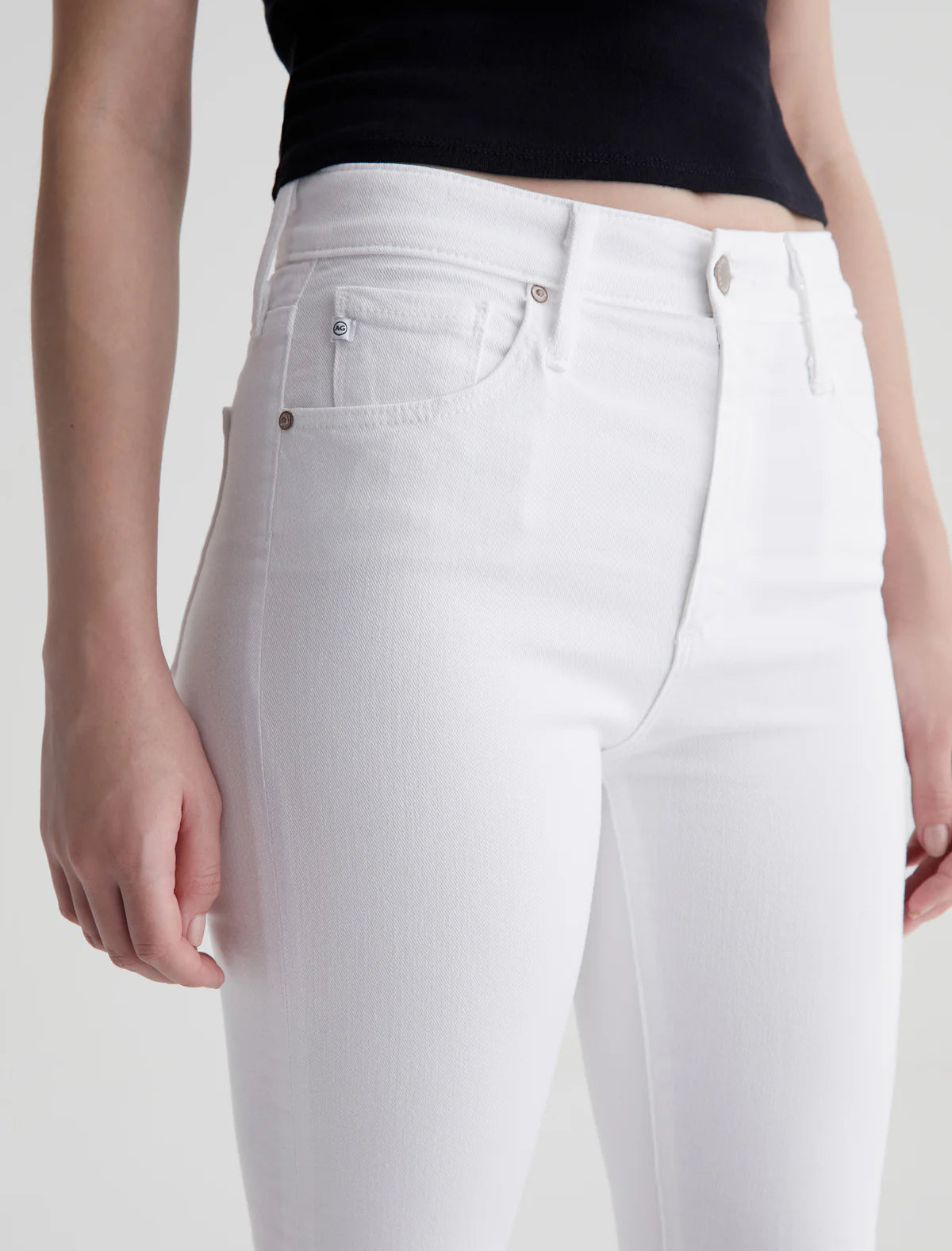 The FARRAH BOOT CROP, Modern White