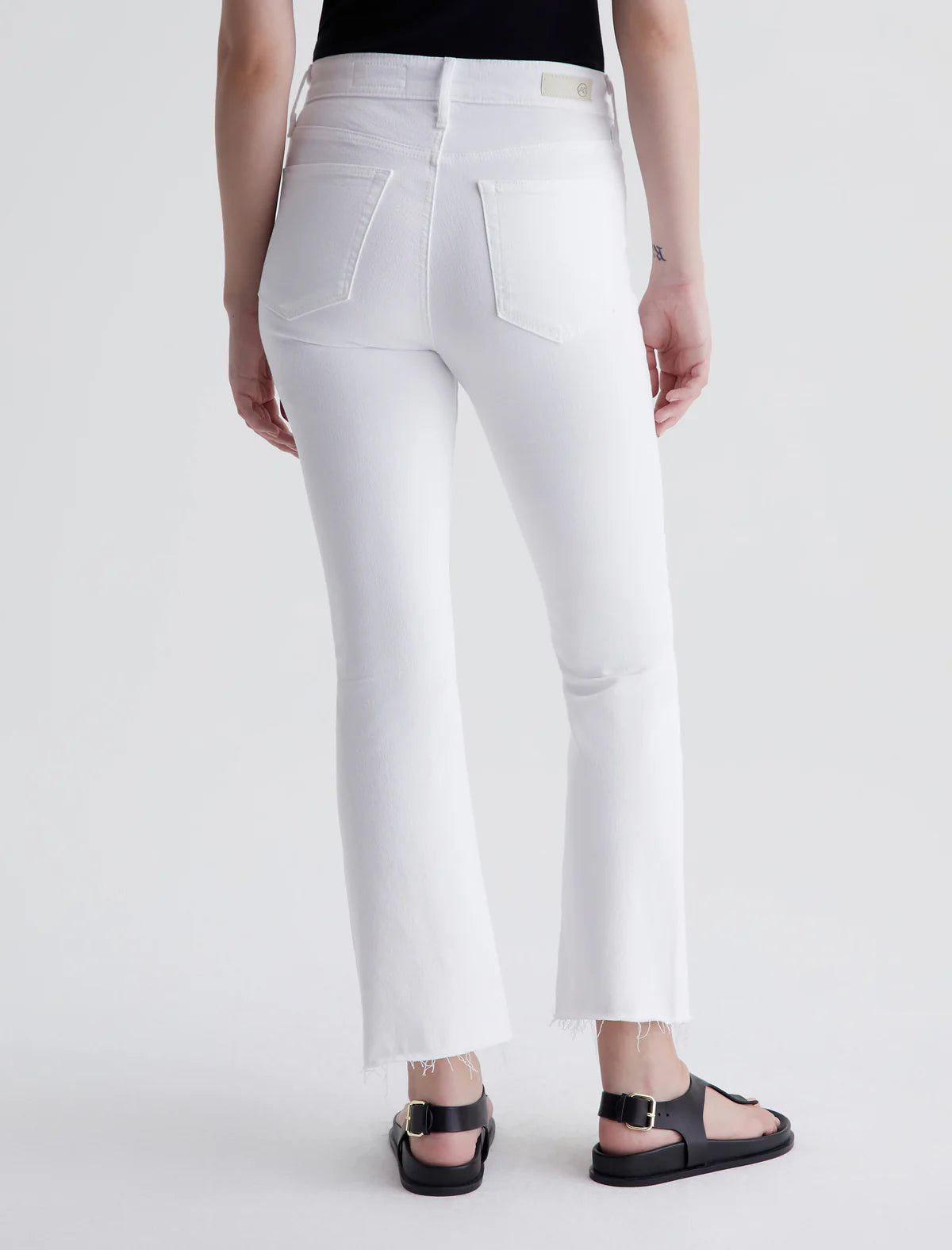 The FARRAH BOOT CROP, Modern White