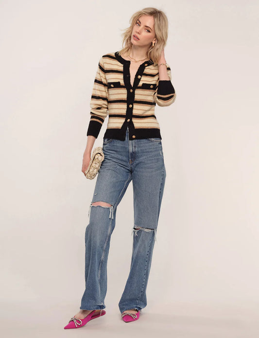 The VIOLETTA Cardigan, Ivory