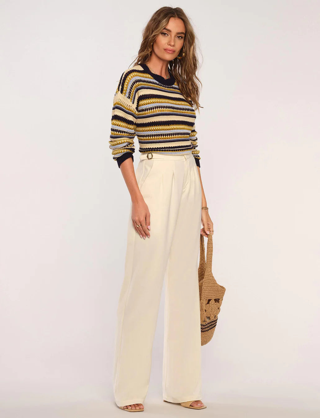 The LUCCA Pant, Ivory
