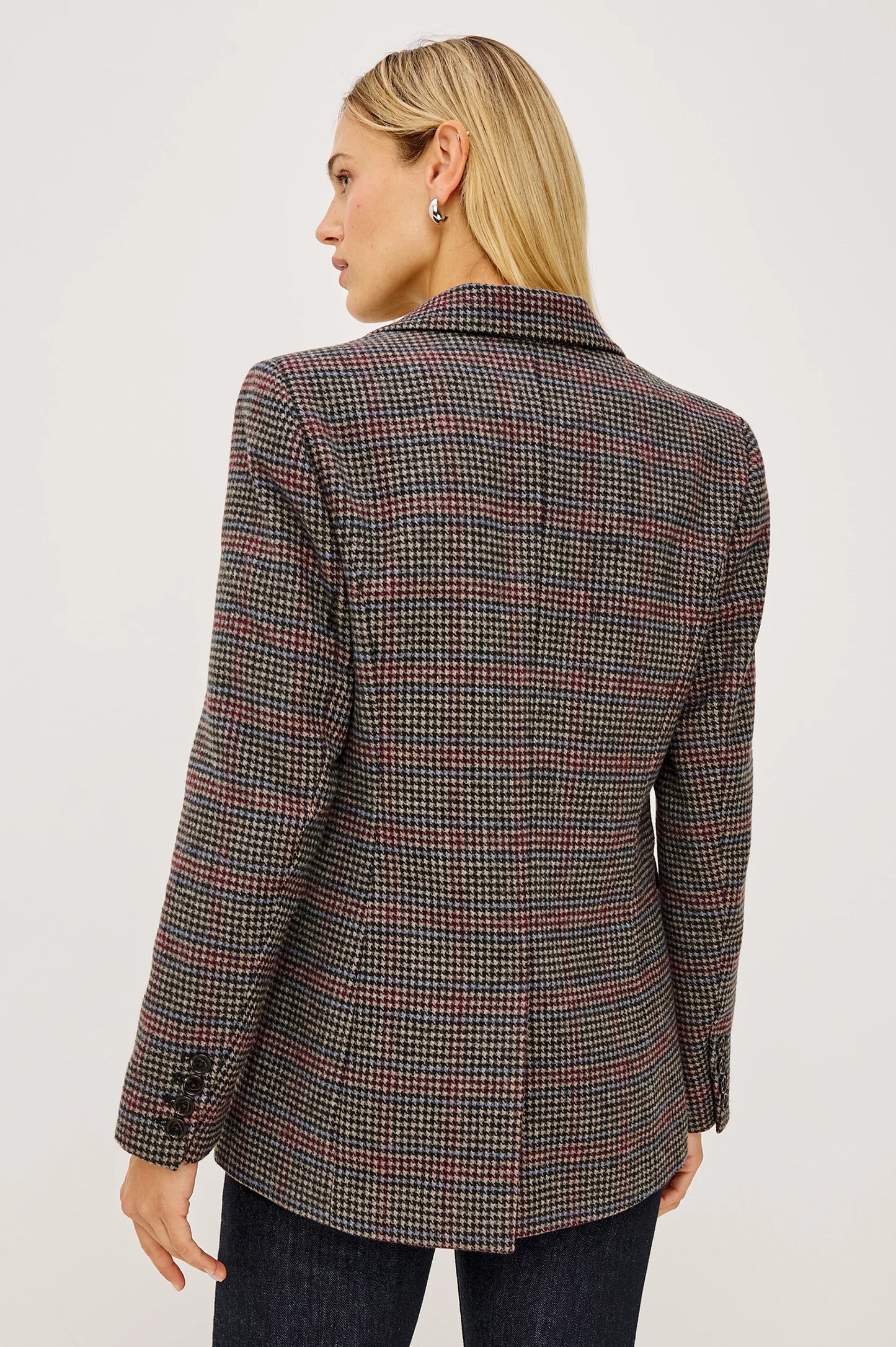 the JAC blazer, oxford plum