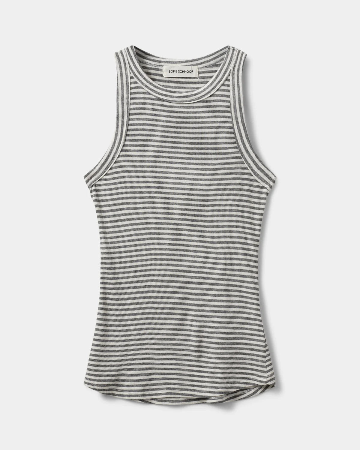 the STRIPE tank, grey