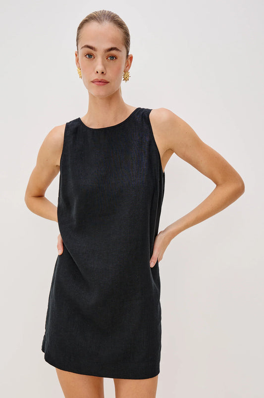 the LINDSEY dress, black
