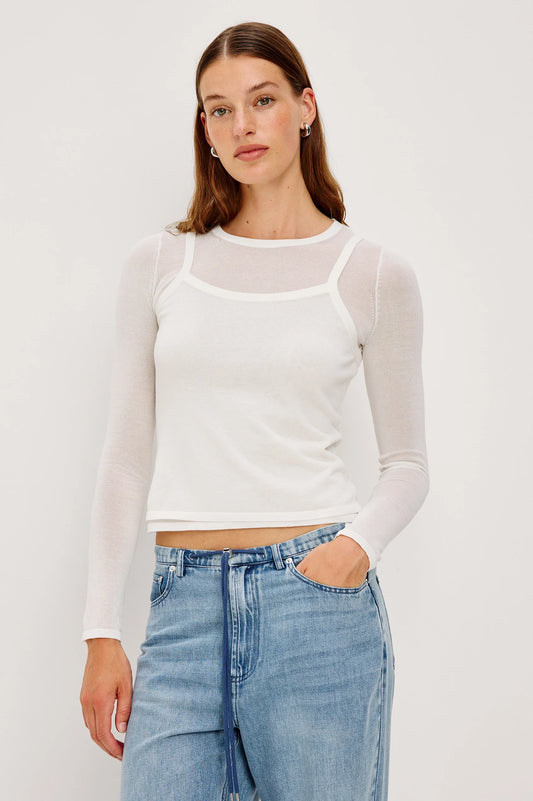 the LOVISA top, white
