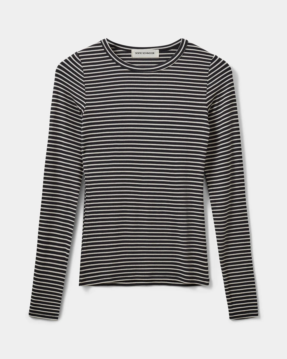 the PETRICIASW stripe long sleeve, black