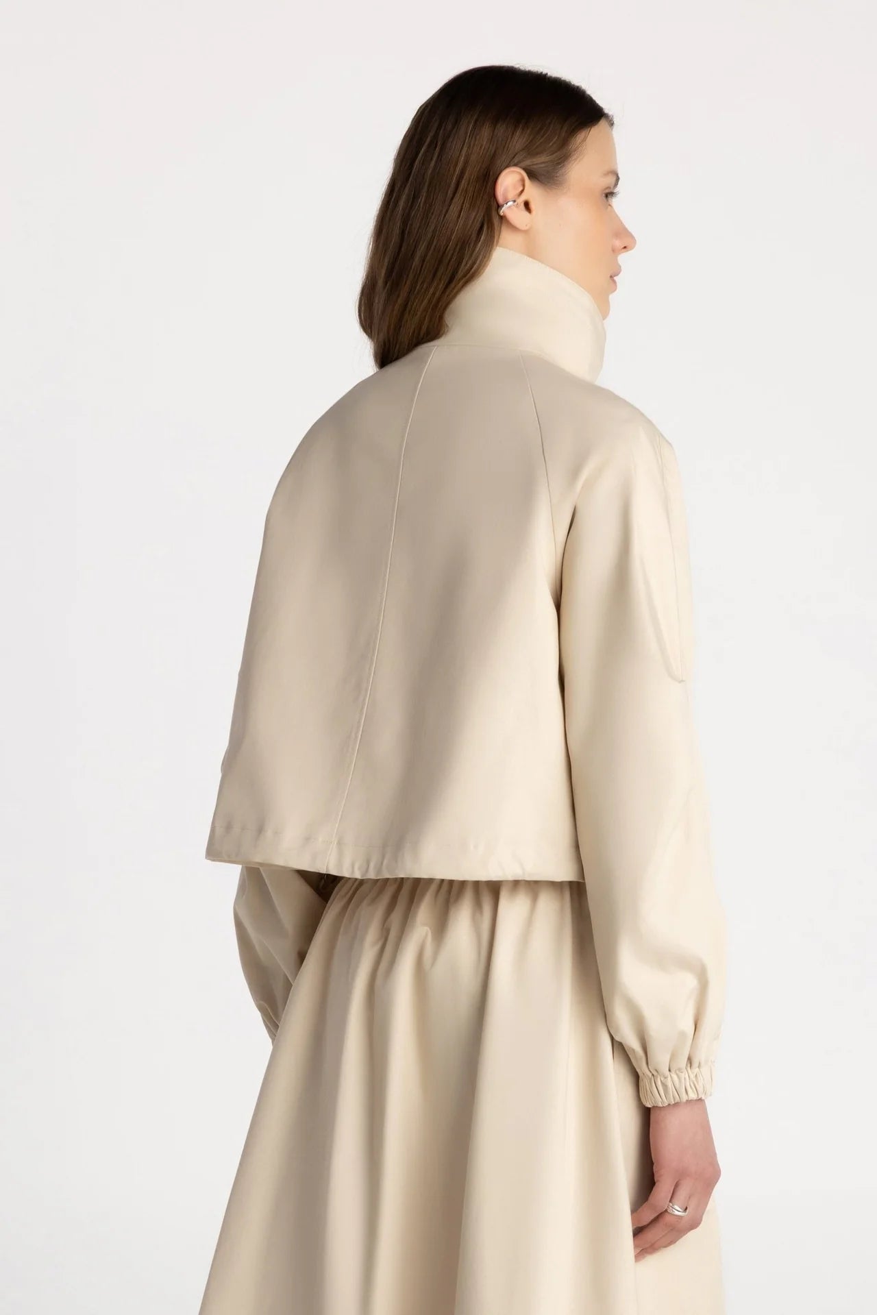 the TINDRA jacket, light khaki