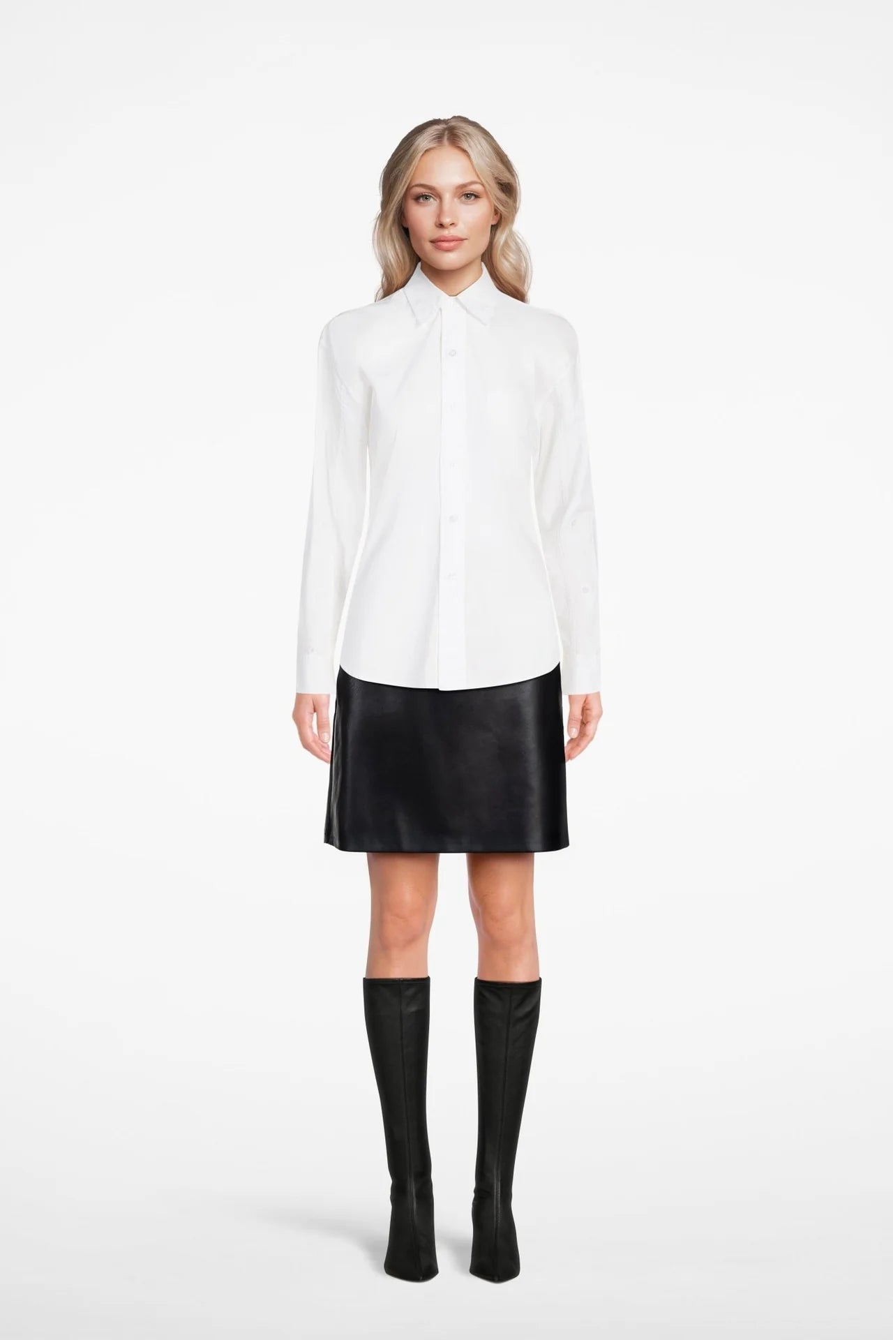 the AM to PM boyfriend shirt, white