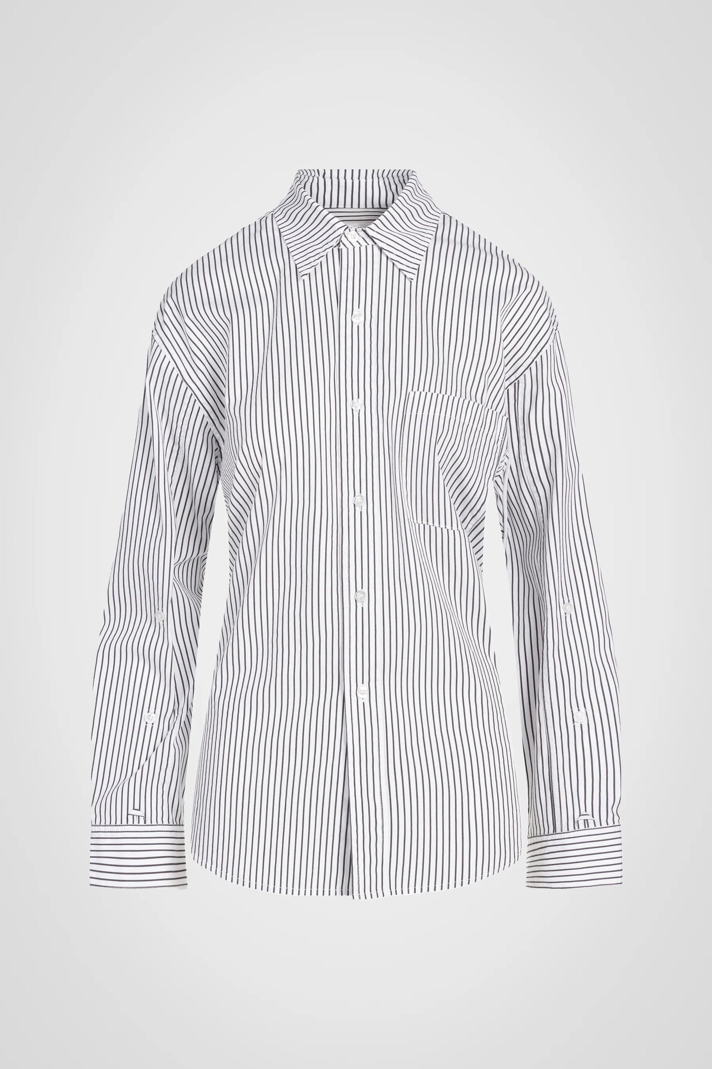 the AM to PM boyfriend shirt, eclipse stripe