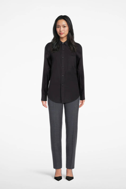 the AM to PM boyfriend shirt, black