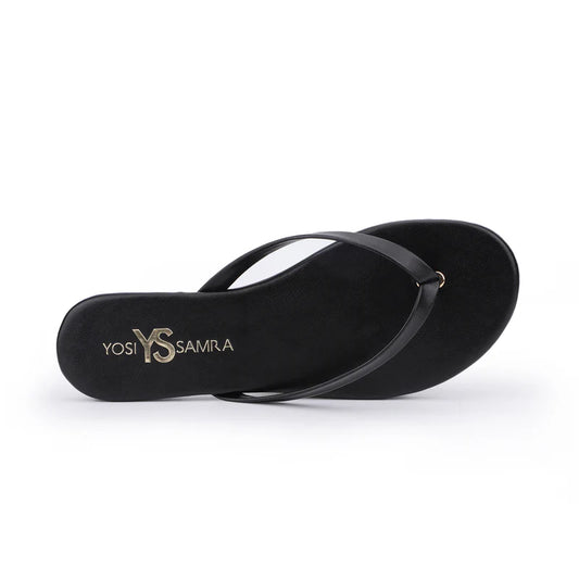 the RIVINGTON flip flop, black