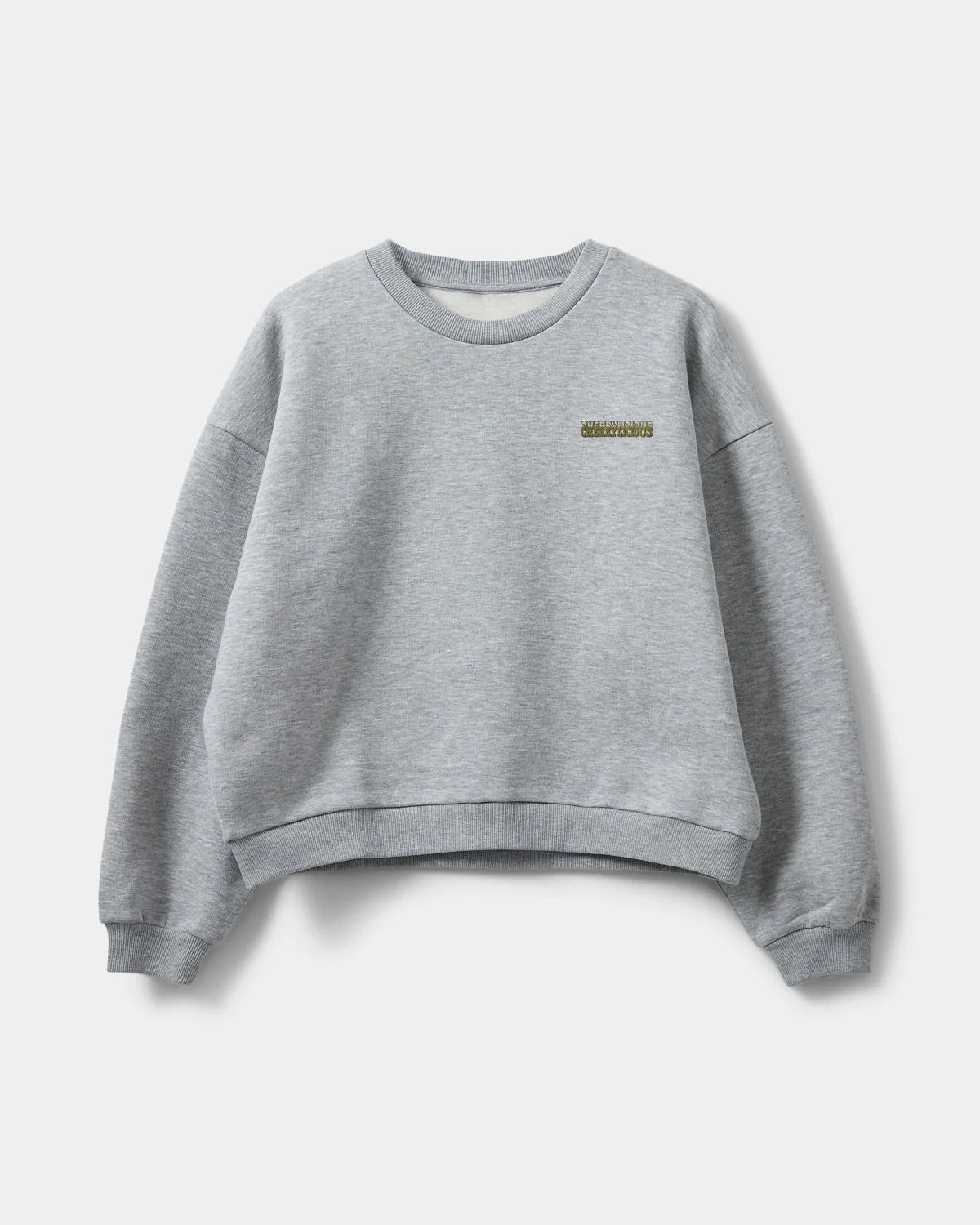 the GOODS sweatshirt