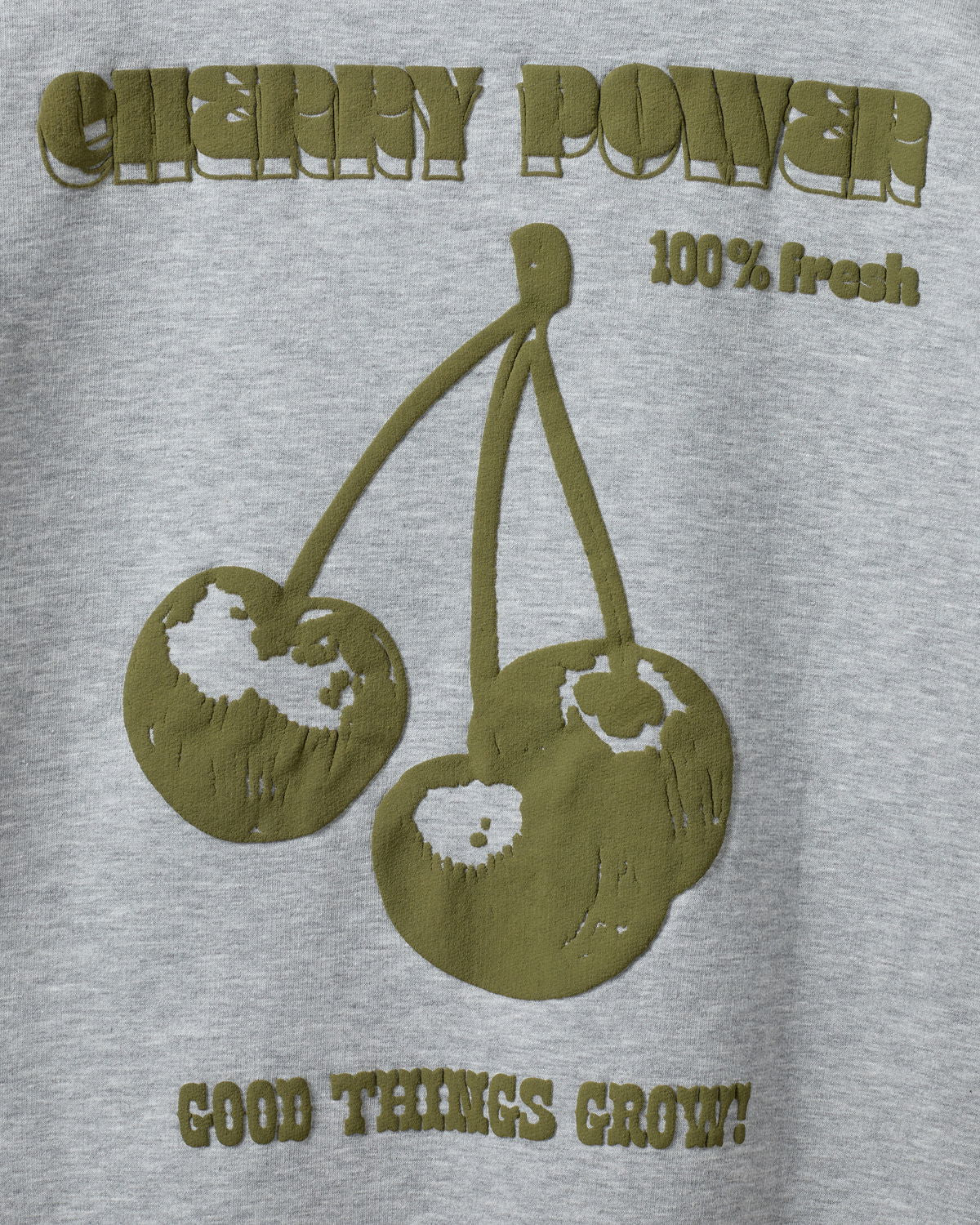 the GOODS sweatshirt