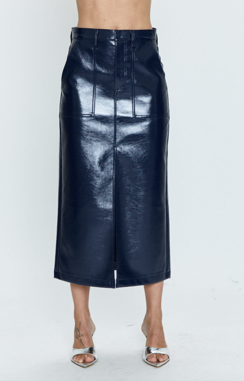 the ALICE midi skirt, navy sky