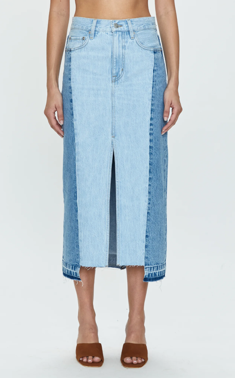 the ALICE midi skirt, spliced palais